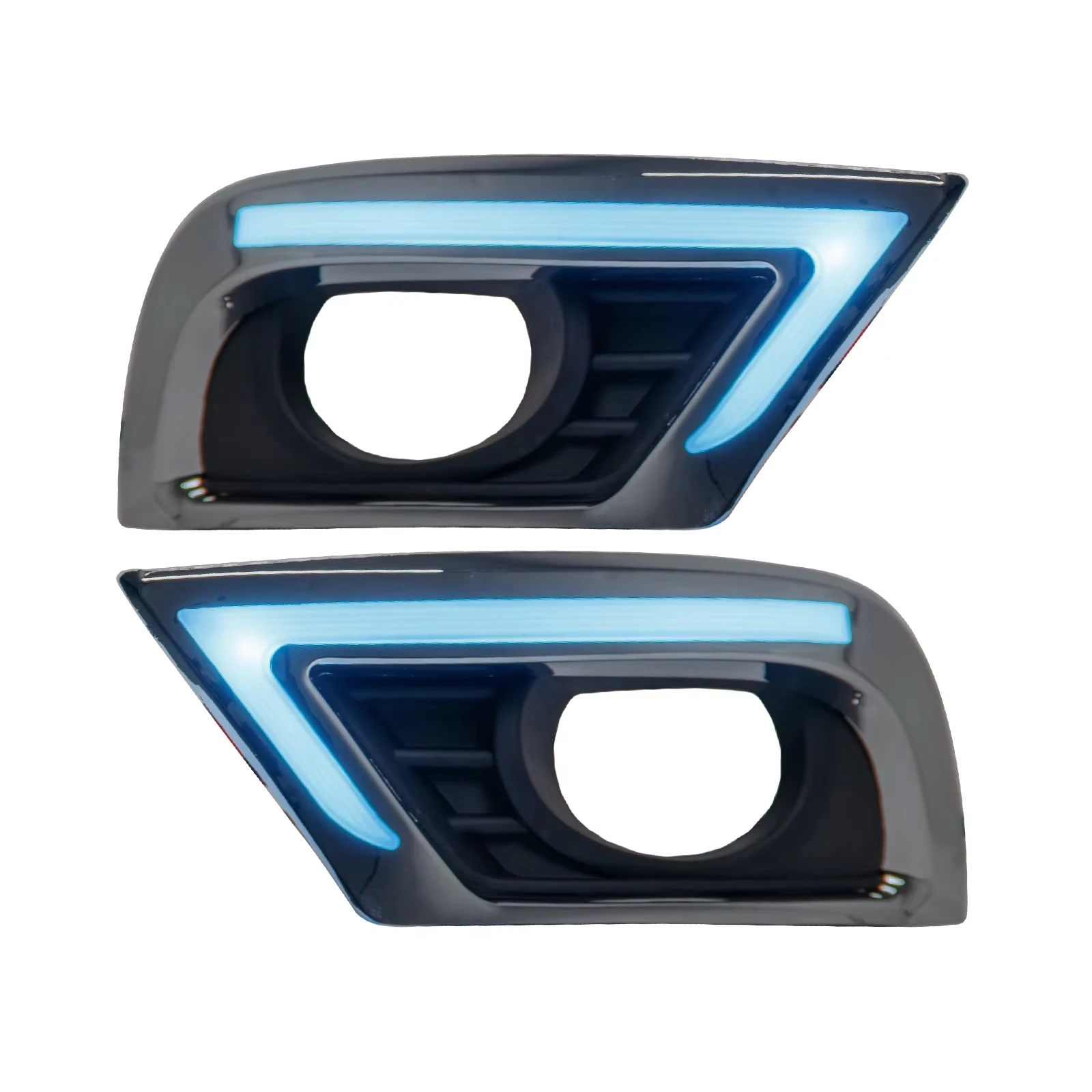 Car LED Daytime Running Light Front Fog Light Modification Decorative Lights Yellow Turn Signal DRL for Toyota Camry 2009 detail image 4