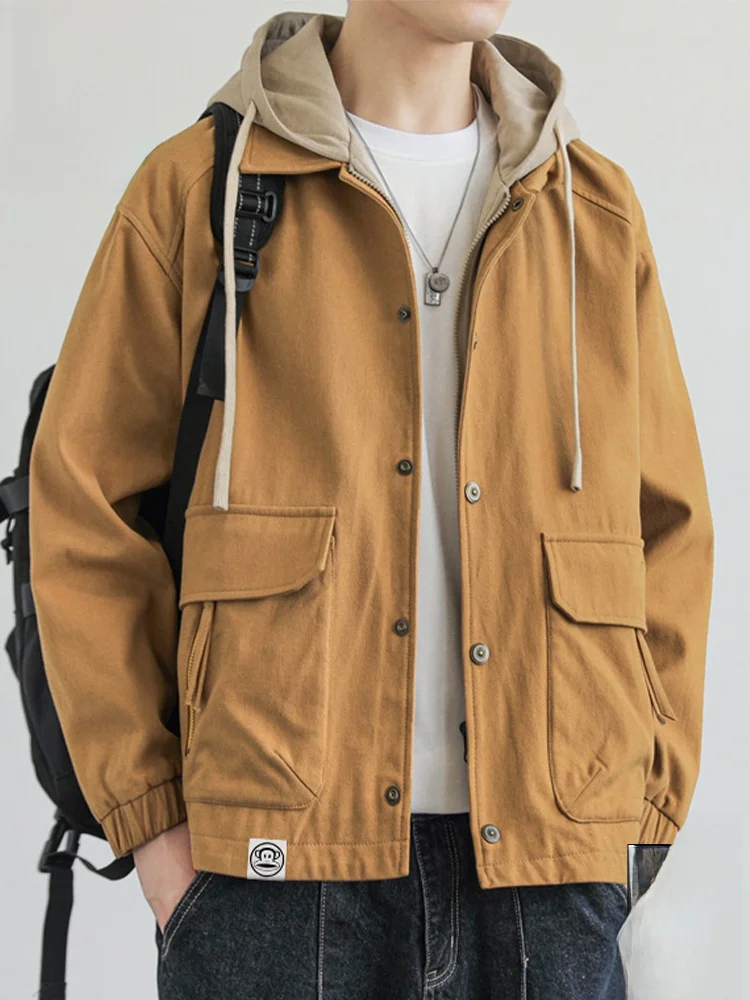 

PaulFrank Pure Cotton Workwear Jaet Men's Casual Loose New Hat Jaet Autumn Faionable Youth Polyester Zipper Closure