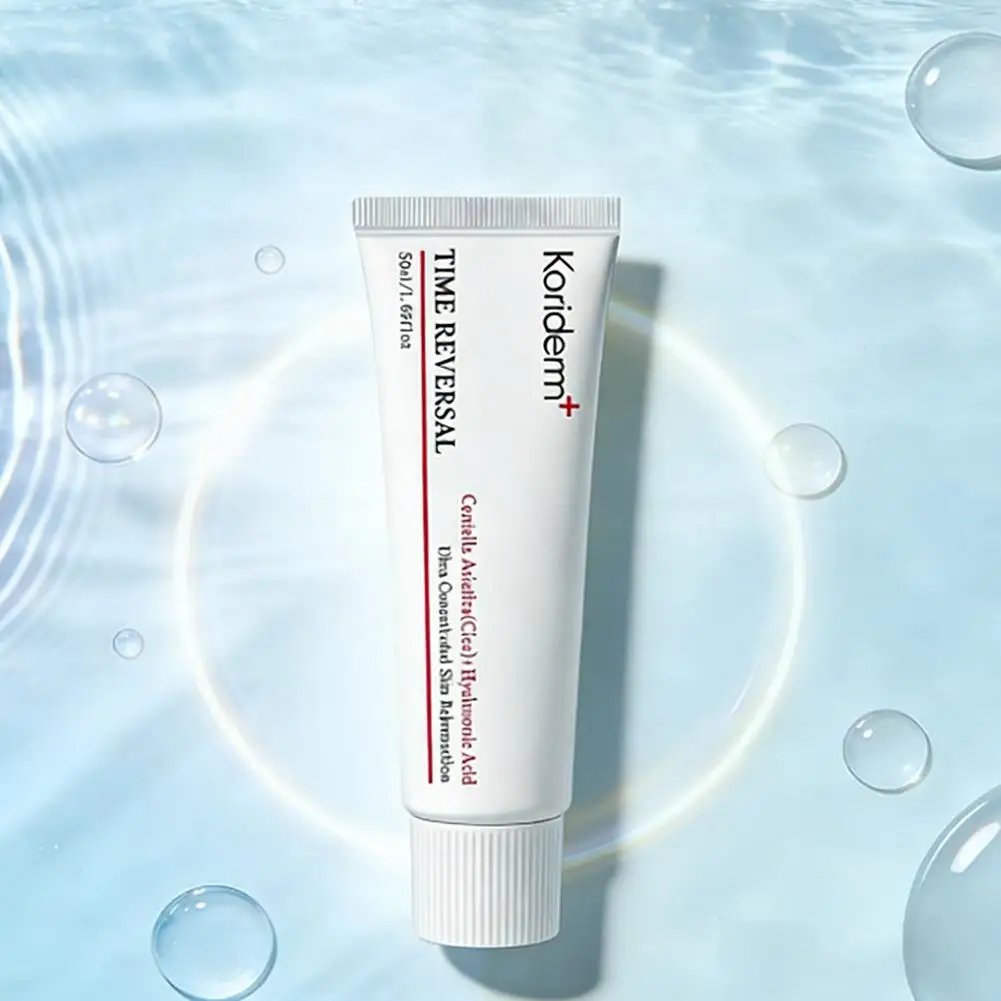50ml Korean Original Koriderm+ Time Reversal All-in-One Cream Face Centella Asiatica Hyaluronic Acid Whiten Anti-age Eye Cream