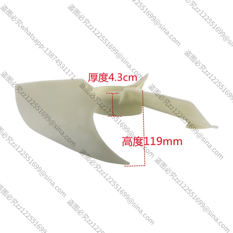 Suitable for Air Conditioner External Unit Wind Blades 401*119 Outdoor Unit Axial Flow Fan 1-5P Outdoor Air Wheel Reversal Round