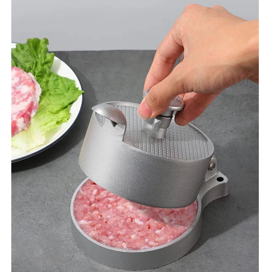 

2025 Hamburger Press Hamburger Patty Maker 304 Stainless Steel Non-Stick Burger Press for Making Meat Patties and Thin Burgers