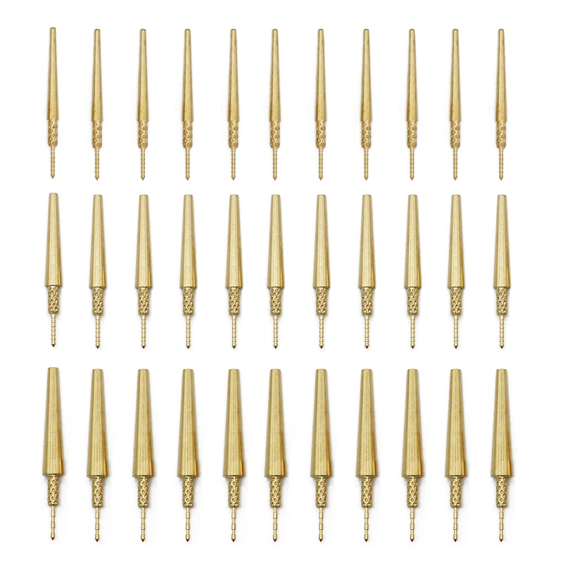 10pcs Dental Lab Teeth Brass Dowel Stick Pins With Spike Pitch Brass Pins Impression UseFor Plaster Stone Die Model Work