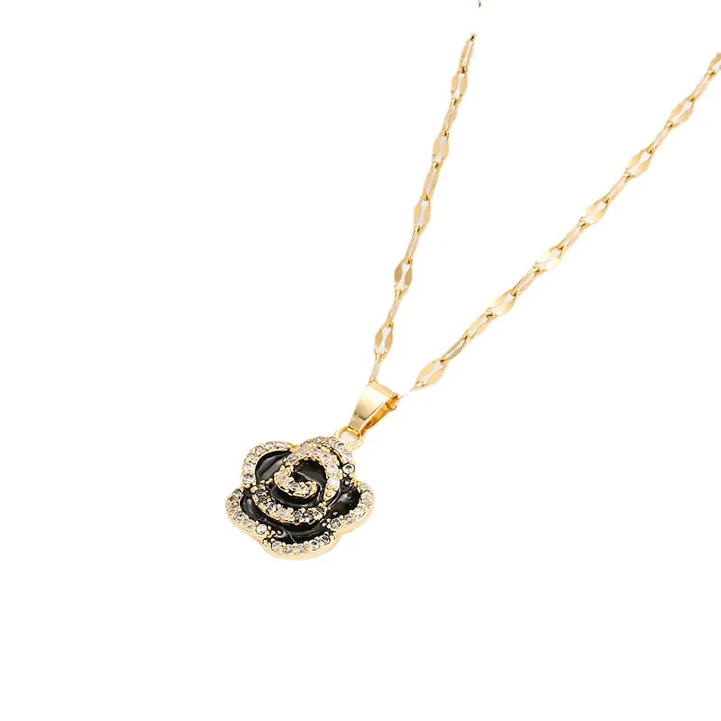 Vintage Camellia cc necklace for girls Summer Woman Choker chains jewelry for women 2022 luxury brands