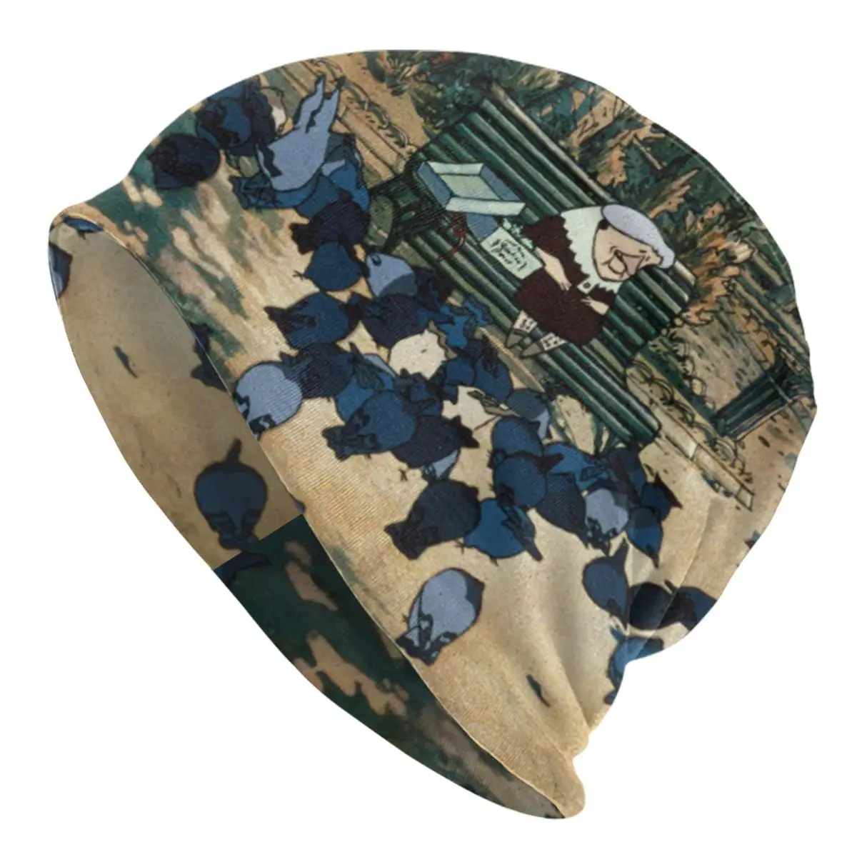 男性と女性のための薄い漫画の頭蓋骨のビーニー、ストリートの帽子スキー帽子、ストリートスキーの帽子、あなた自身の帽子、ラビユールデメット