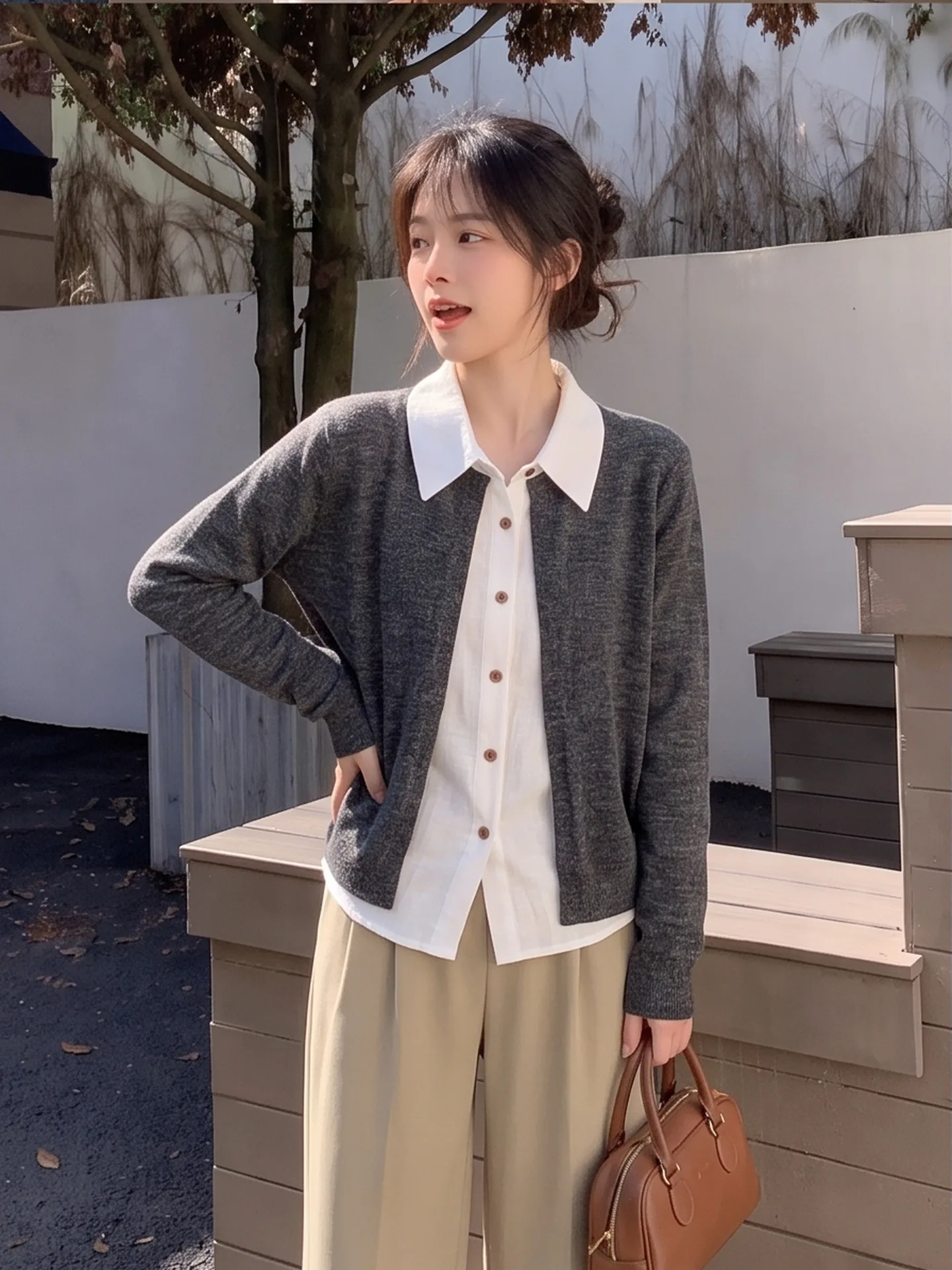 빈티지 스타일 여성용 긴팔 셔츠 출퇴근 패션 패치워크 - Vintage Fashion Years 리뷰 및 가격