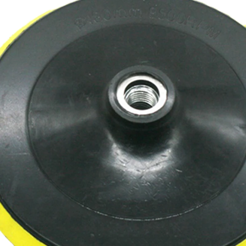 Disco de polimento da roda de suporte do disco de moagem elétrica de 7 polegadas 180mm com disco de polimento do chassi