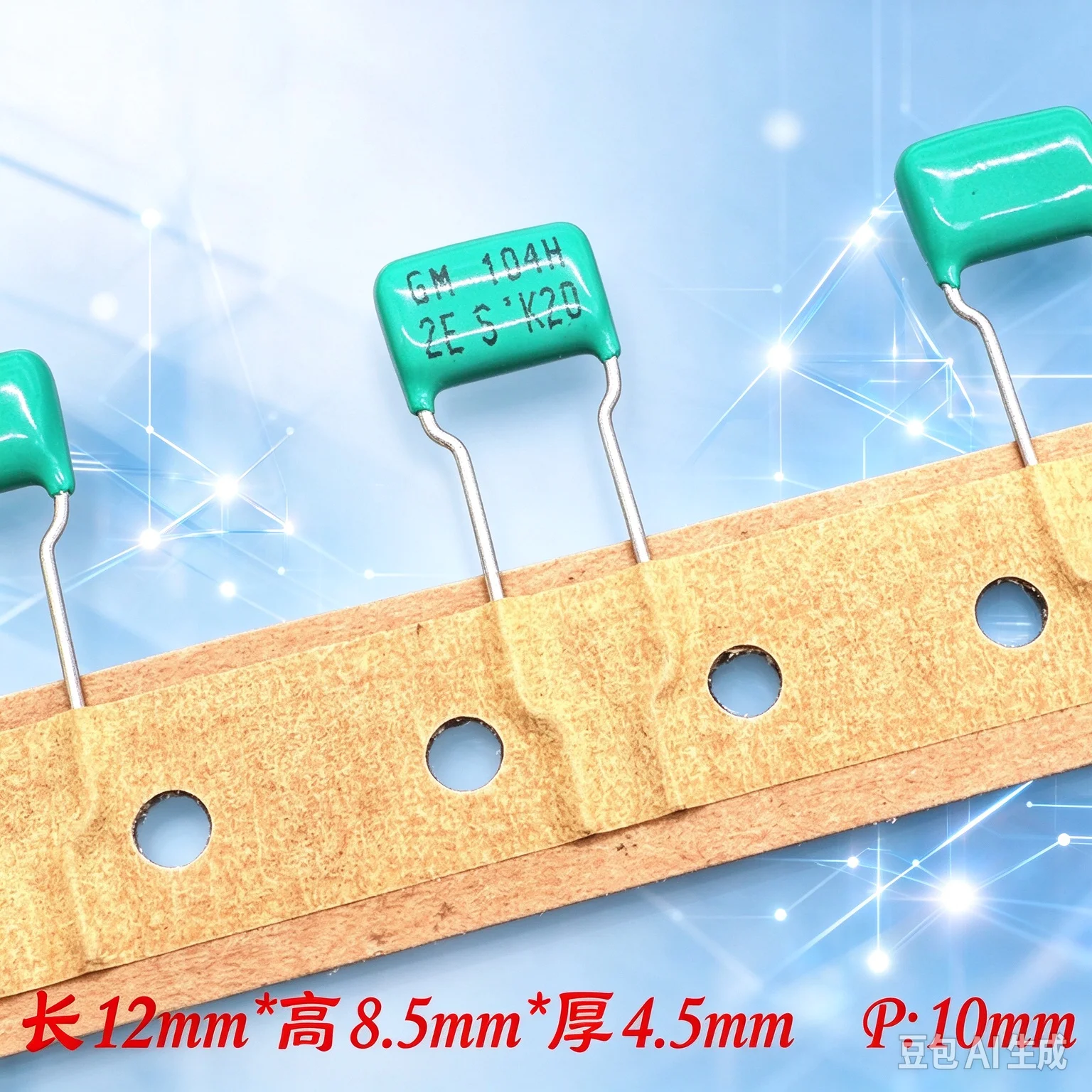 for SHINYEI 0.1uF 104 100nF 250V High Frequency Film Capacitor  200pcs