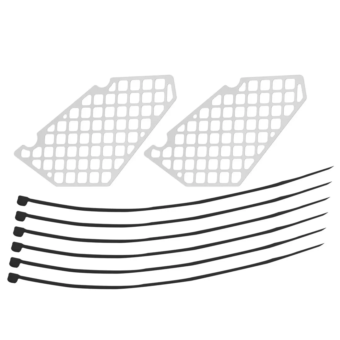 Hot Racing Tamiya 1/10 BBX BB-01 شبكة نوافذ من سبائك الألومنيوم #4