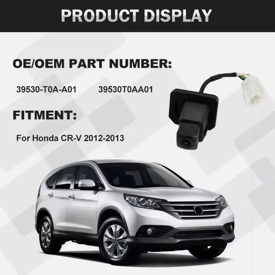 

Car Back Up Parking Camera For Honda CR-V 2.4L 2012 2013 Rear View Car Backsight Camera Waterproof IP69 HO1960123 39530T0AA01