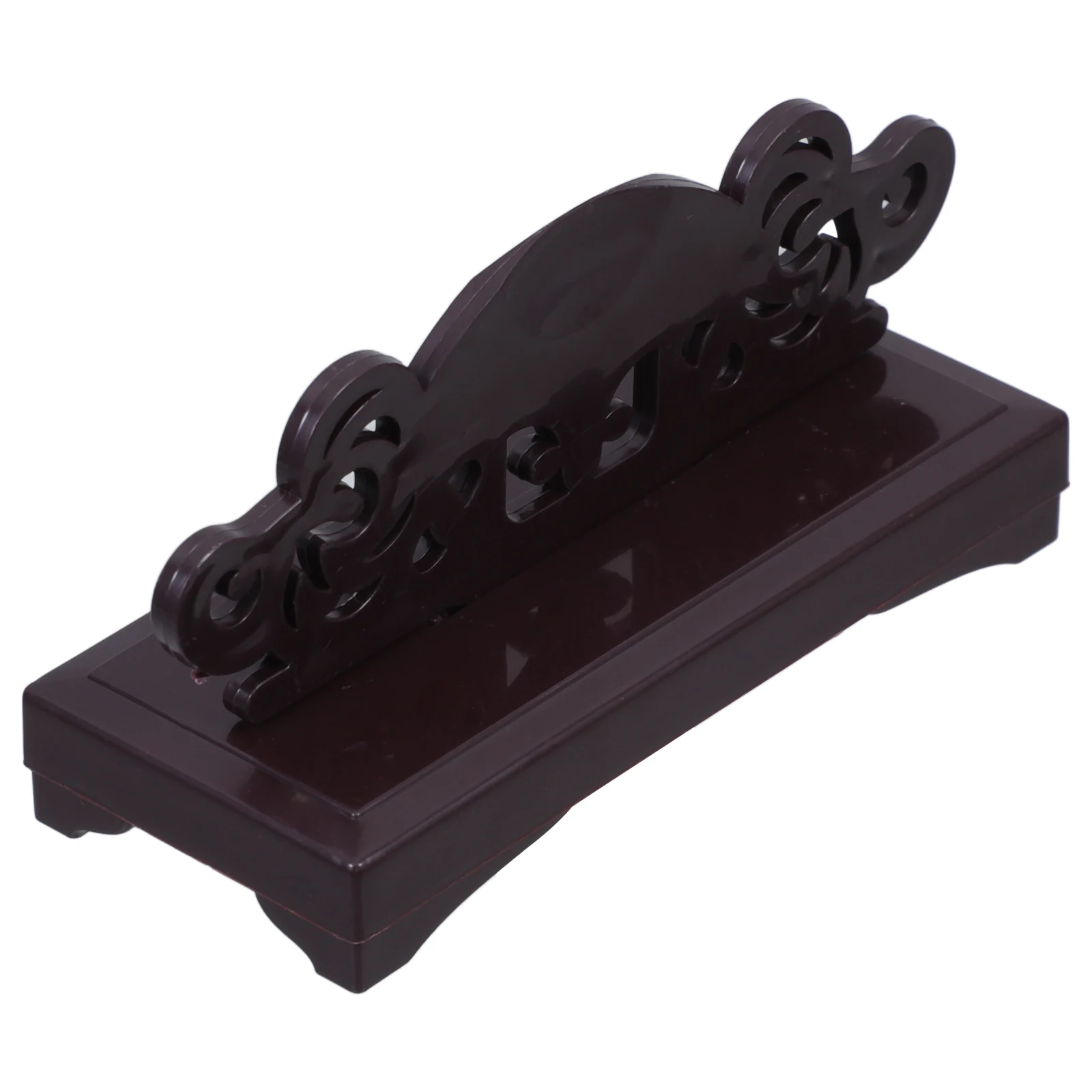 

Plastic Folding Fan Display Stand Premium Stable Base Oriental Style Decorative Fan Holder Desktop Display Bracket