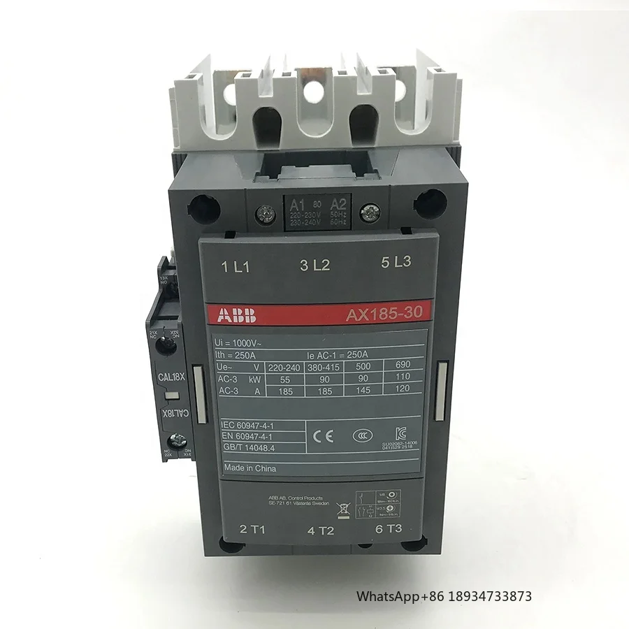 Japan original for ABB-China electric contactor AX185-30 CNC DC Contactor