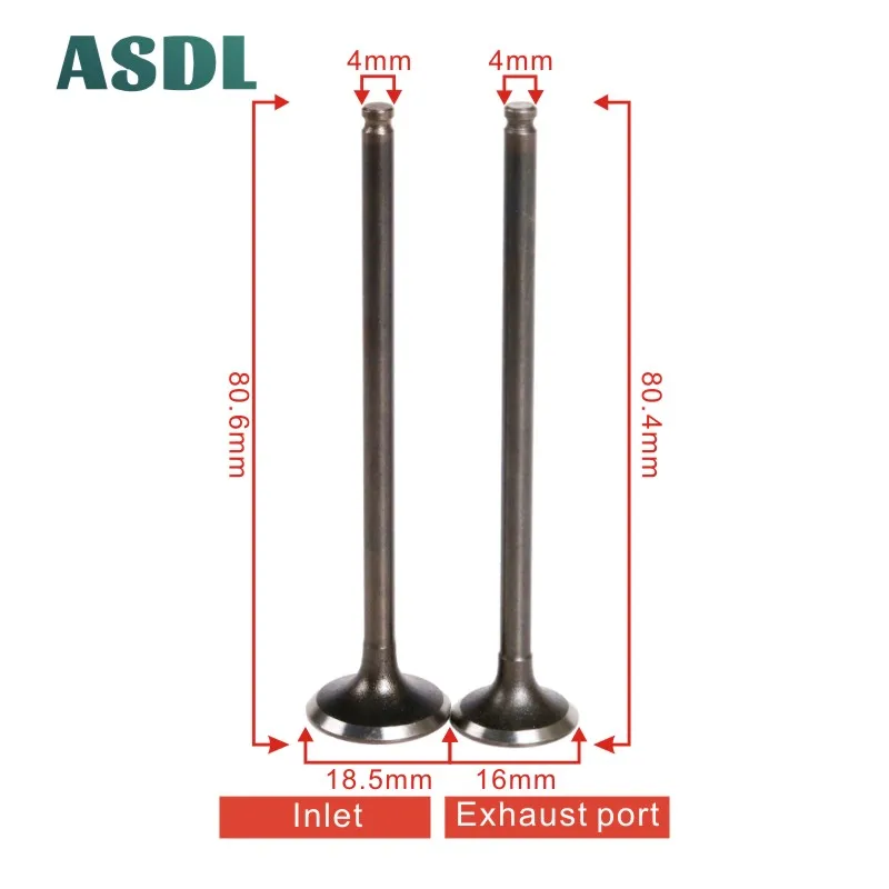 Motorcycle Intake and Exhaust Valves for Honda CBR250 MC14 #c