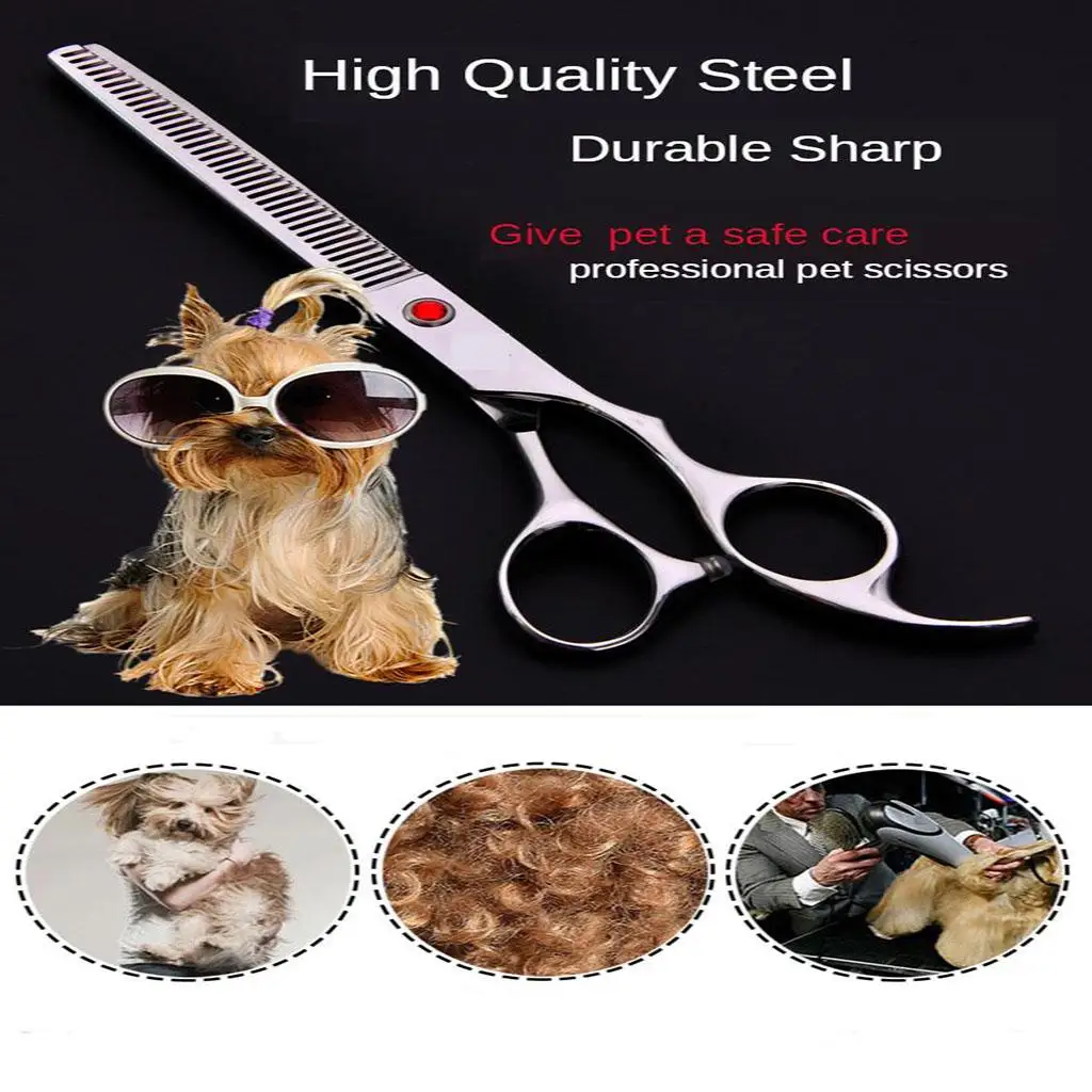 

Профессиональные ножницы для груминга кошек и собак 7 дюймов, набор для ухода за шерстью