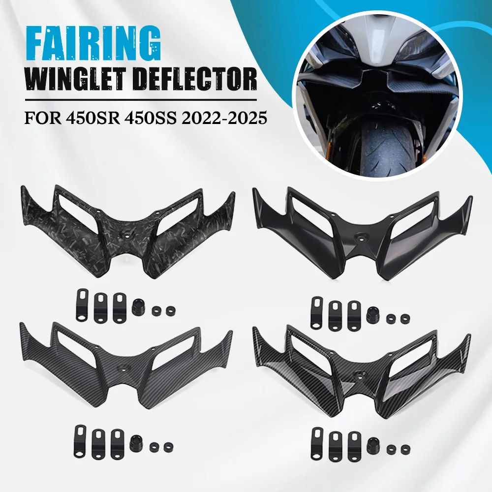 

For CFMOTO 450SR 450SS 2022-2023-2024 2025 CFM OTO 450 SR/SS Motorcycle Accessories Winglet Aerodynamic Wing Kit Spoiler Motor