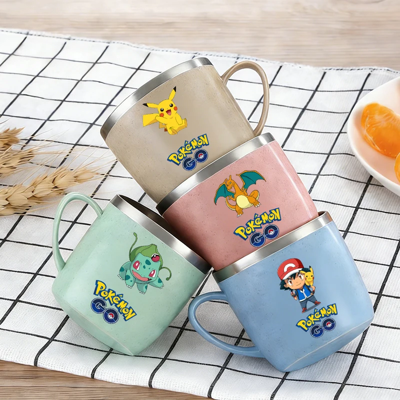 Бутылка-для-воды-с-покемонами-двухслойная-противоожоговая-чашка-из-нержавеющей-стали-с-ручкой-кружка-для-кофе-молока-чайный-напиток-для-домашнего-офиса-подарок