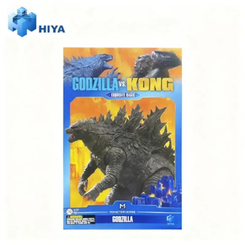 

In Stock HIYA 18CM 7inch Action Figure Exquisite Basic Series GODZILLA VS KONG Godzilla (Updated Ver.) Anime Model
