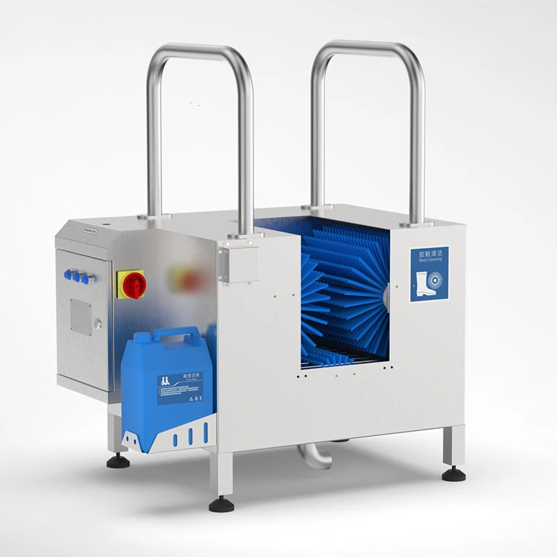 Shoe Sole Cleaning Machine Boot Washer with Automatic Hygiene Disinfection for Hand Wash and Turnstile Access Control