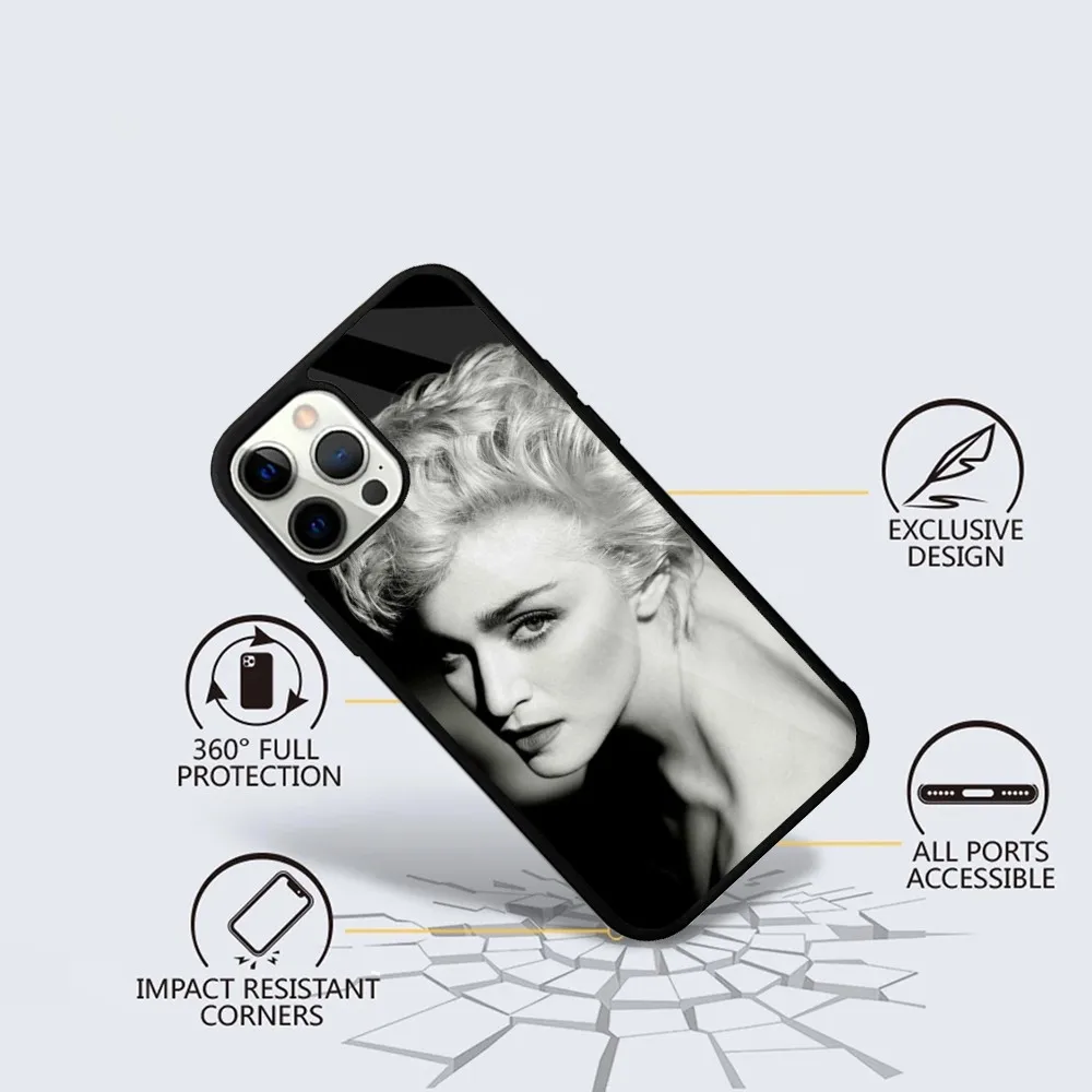 1980s M-Madonna-S  Phone Case For iPhone 15,14,13,12,11,Plus,Pro,Max Mini Magsafe Magnetic Wireless Charging