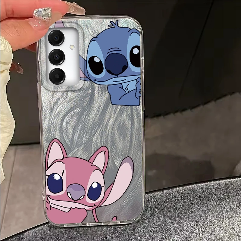 Coppia Animale Del Fumetto Cassa Del Telefono Per Samsung Galaxy A16 A56 A26 A36 A55 A35 A25 A15 A54 A34 A14 S24 S25 Coque Funda Copertura