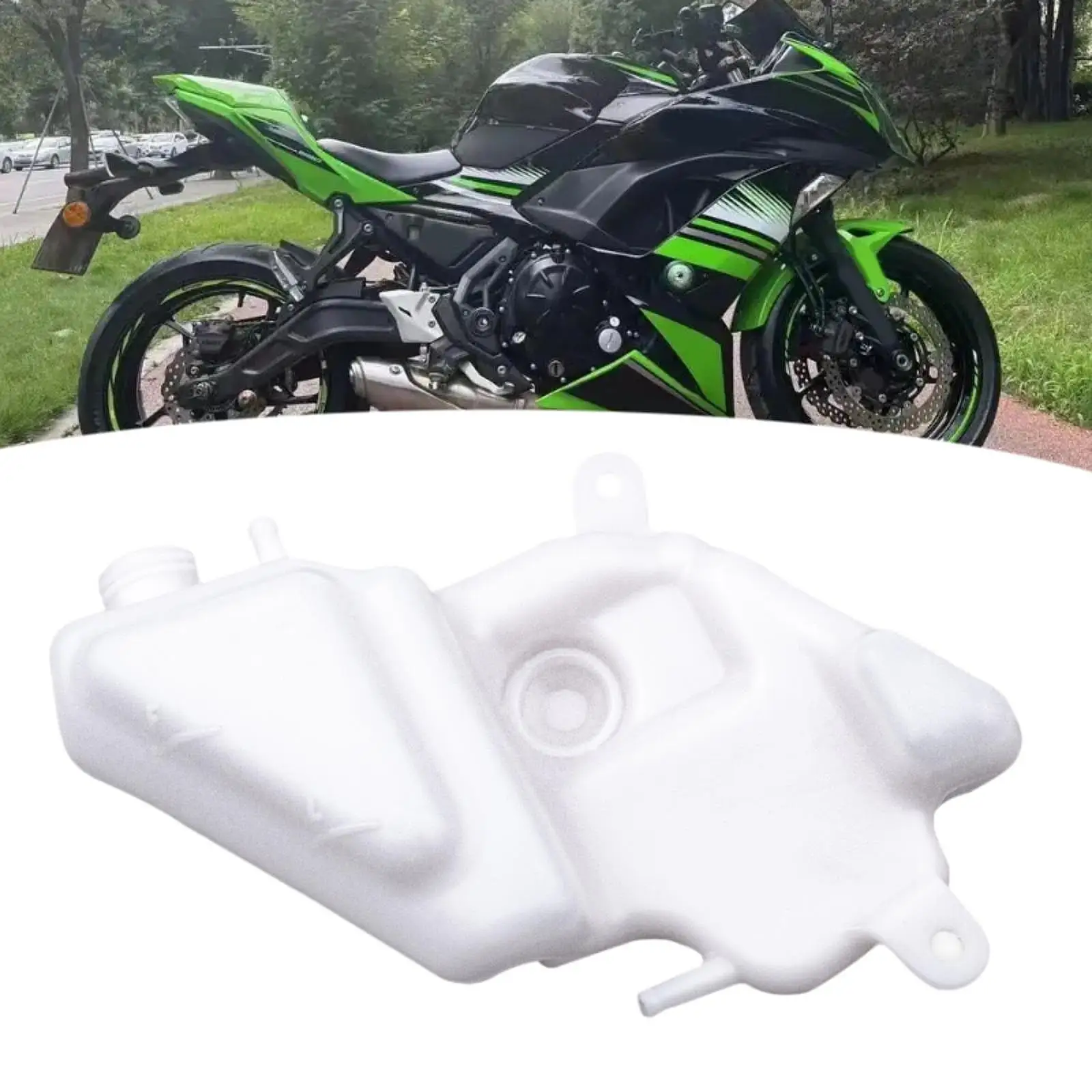 Coolant Reservoir Tank Garage Motorbike Repair High Performance Easy Install Water Bottle for Kawasaki Ninja 650 EX650 2016