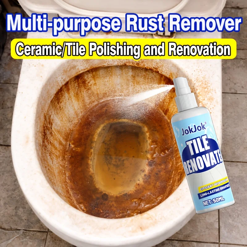 Multi-Purpose Rust Remover For Ceramic Tile Toilet Bathroom 