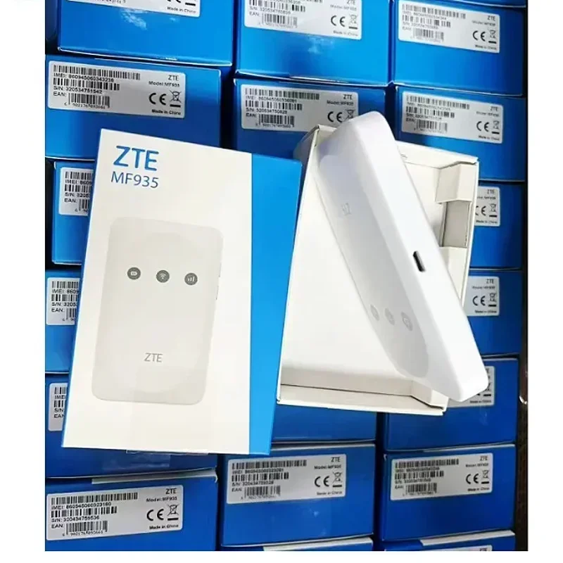 ZTE MF935 4G LTE Roteador Móvel com Slot para Cartão Sim, Desbloqueado Pocket WiFi Hotspot, Cat4 150Mbps