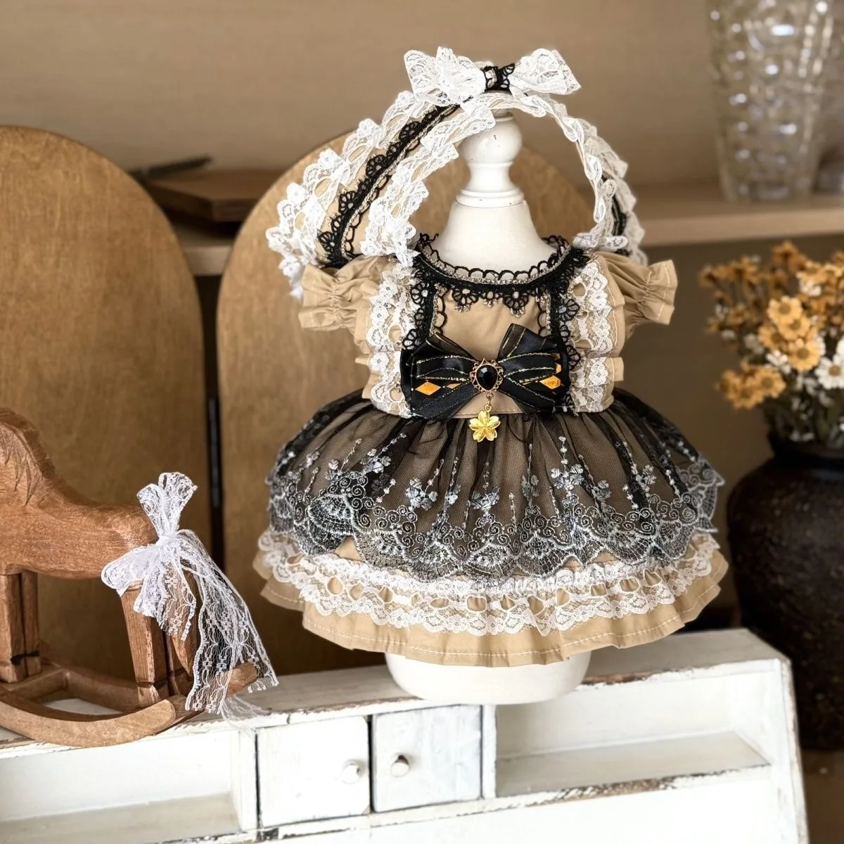 

Одежда для кукол из хлопка 40х10х15 см, одежда для кукол-реборн 50-55 см, красивое платье, бесплатная доставка