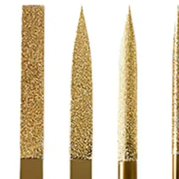Emery File Set for Jewelry Making Stone Polishing Metal Grinding For wood Carving and Glass Refinement with Handle