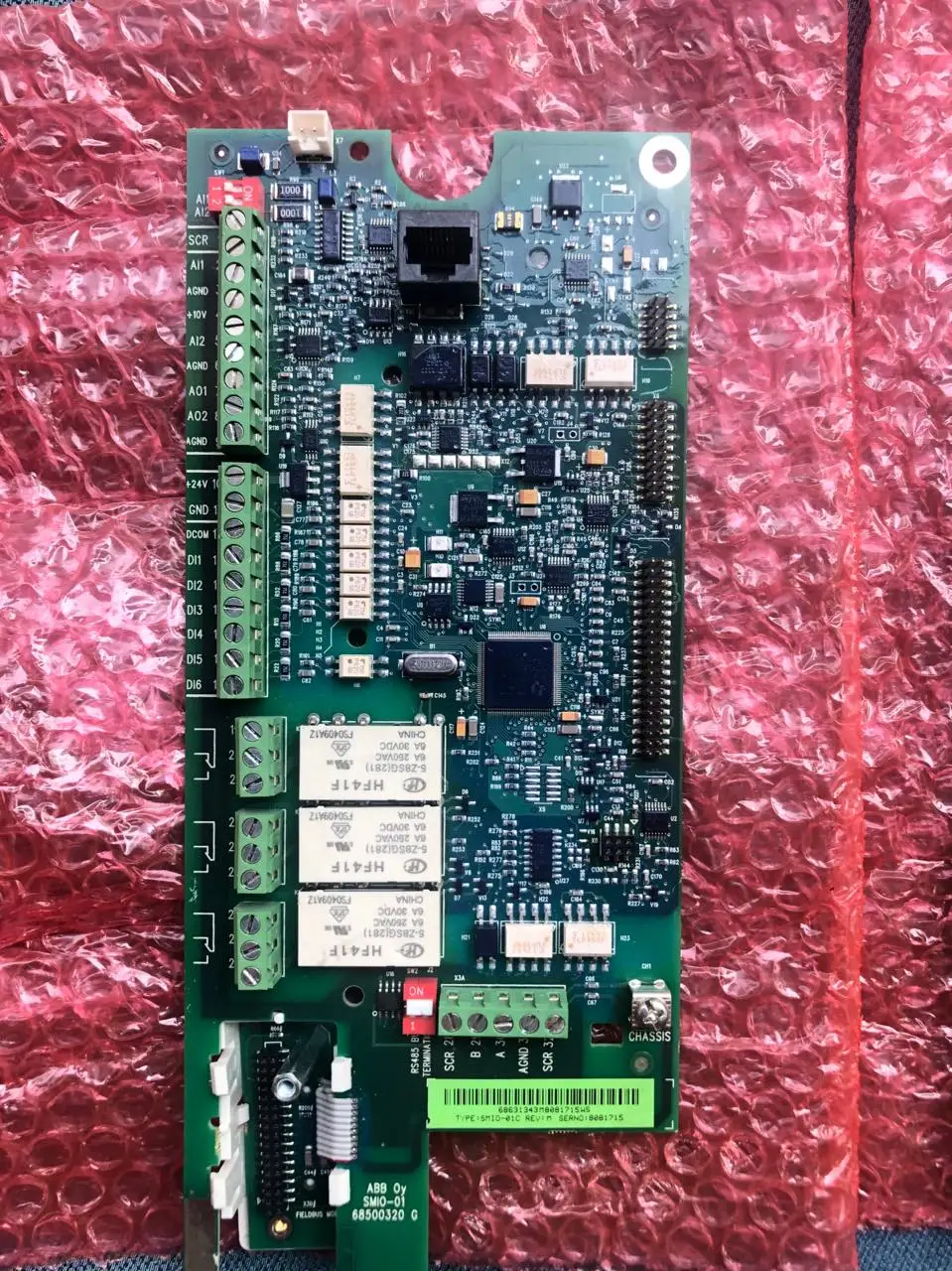 SMIO-01C OMIO-01C ABB  Frequency Converter ACS550/510 SerieS Motherboard CPU IO Control Board