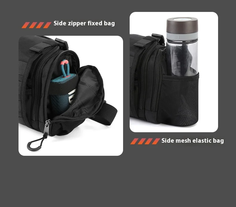Tigernu Herren-Umhängetasche, taktische Umhängetasche, Herrentaschen, Outdoor-Tasche, Fahrrad-Hängetasche, Sport-Radsport-Umhängetasche, Messenger-Tasche – Detail 8