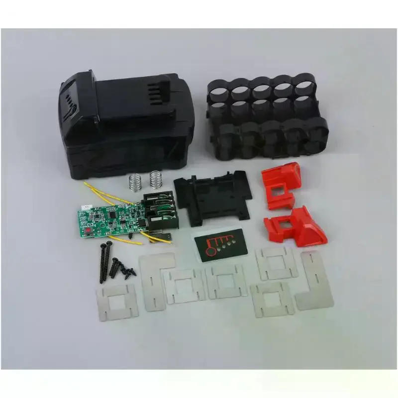 21700 Li ion Battery Plastic Case with Charging PCB Protective Board for DIY Power Bank Safe Storage Holder Organizer
