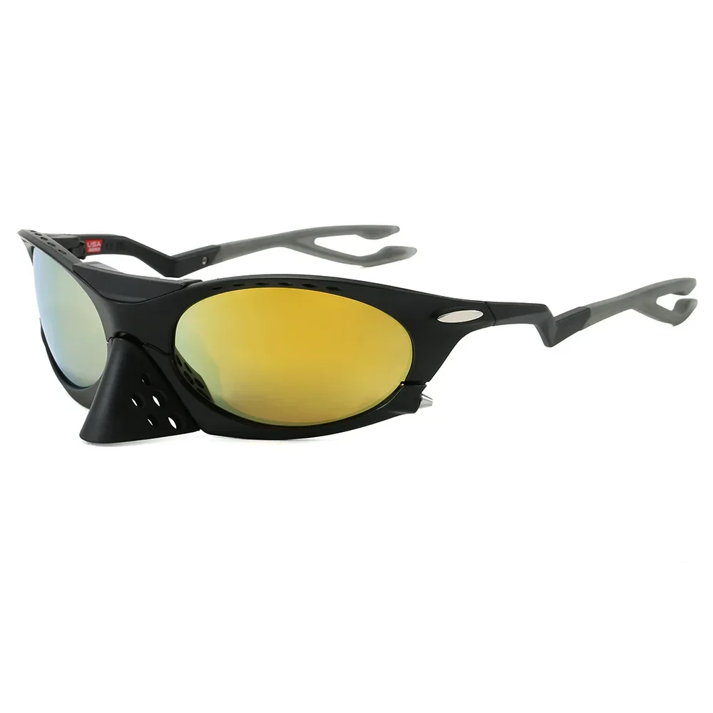 

2026 New Sports Polarized Sunglasses for Cycling Fashion Eagle Beak Frog Legs Design Sun Glasses Outdoor Activities Protection