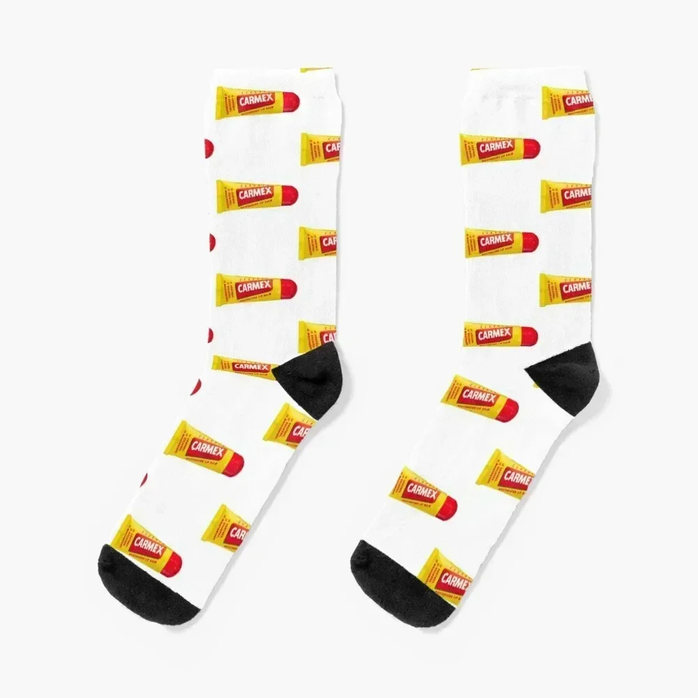 Carmex Lip Balm Socks snow floor shoes Thermal man winter Socks For Girls Men's
