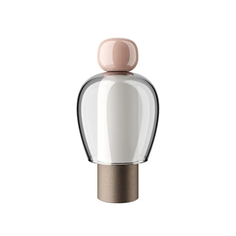 Bedroom bedside table lamp hotel personalized creative light luxury high-end cable-free charging decoration portable table lamp