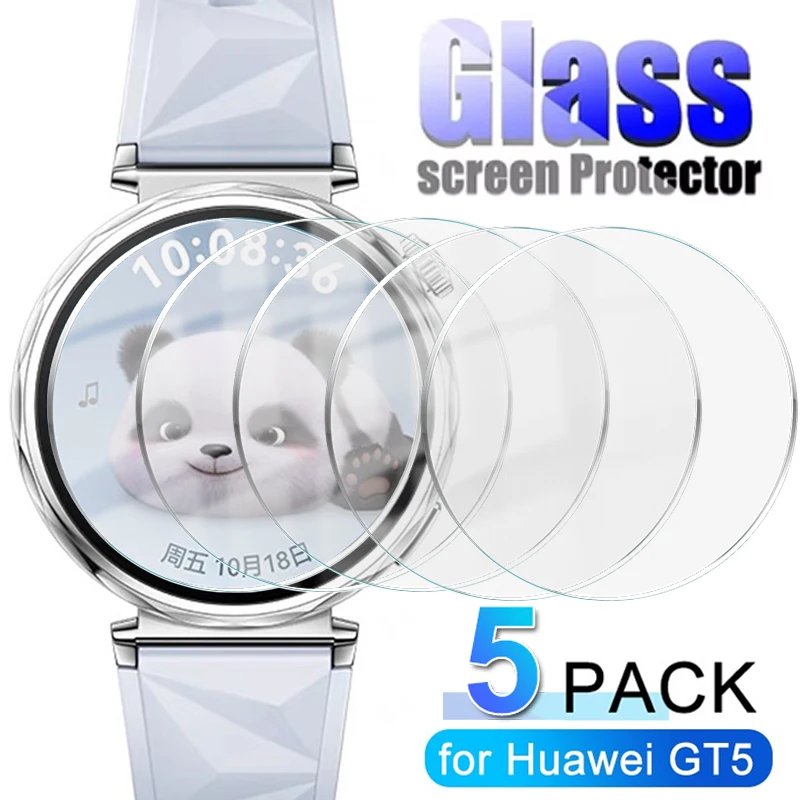 Screen Protector Glas voor Huawei Horloge GT5 46mm 41mm krasbestendig HD Beschermend Glas voor Huawei Horloge GT 5 Accessoires