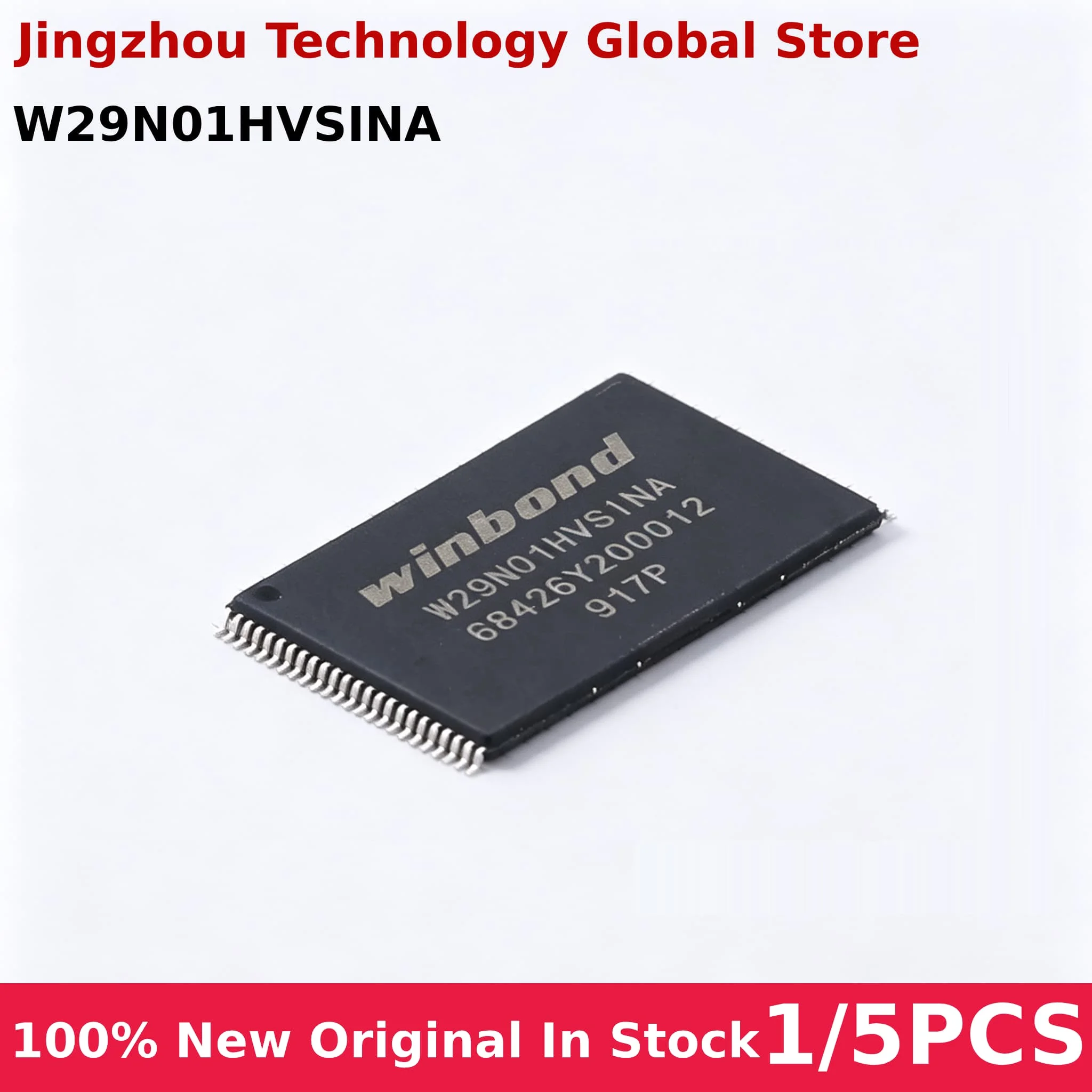 100% New 1/5PCS W25N01GVZEIG WSON-8 3V 1Gb serial NAND flash memory IC Chip Wholesale