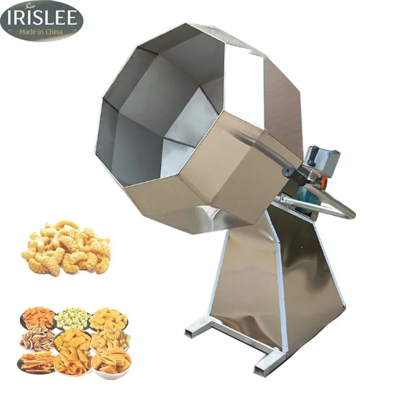 Flavored Nut Octagonal Rice Chips Puffed Corn Flavoring Seasoning Machine