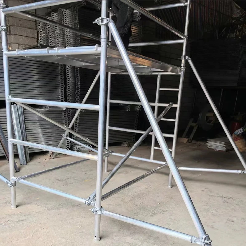 جودة عالية 5 م 10 م 15 م سبائك الألومنيوم سقالة برج سقالة متنقلة للبناء #4
