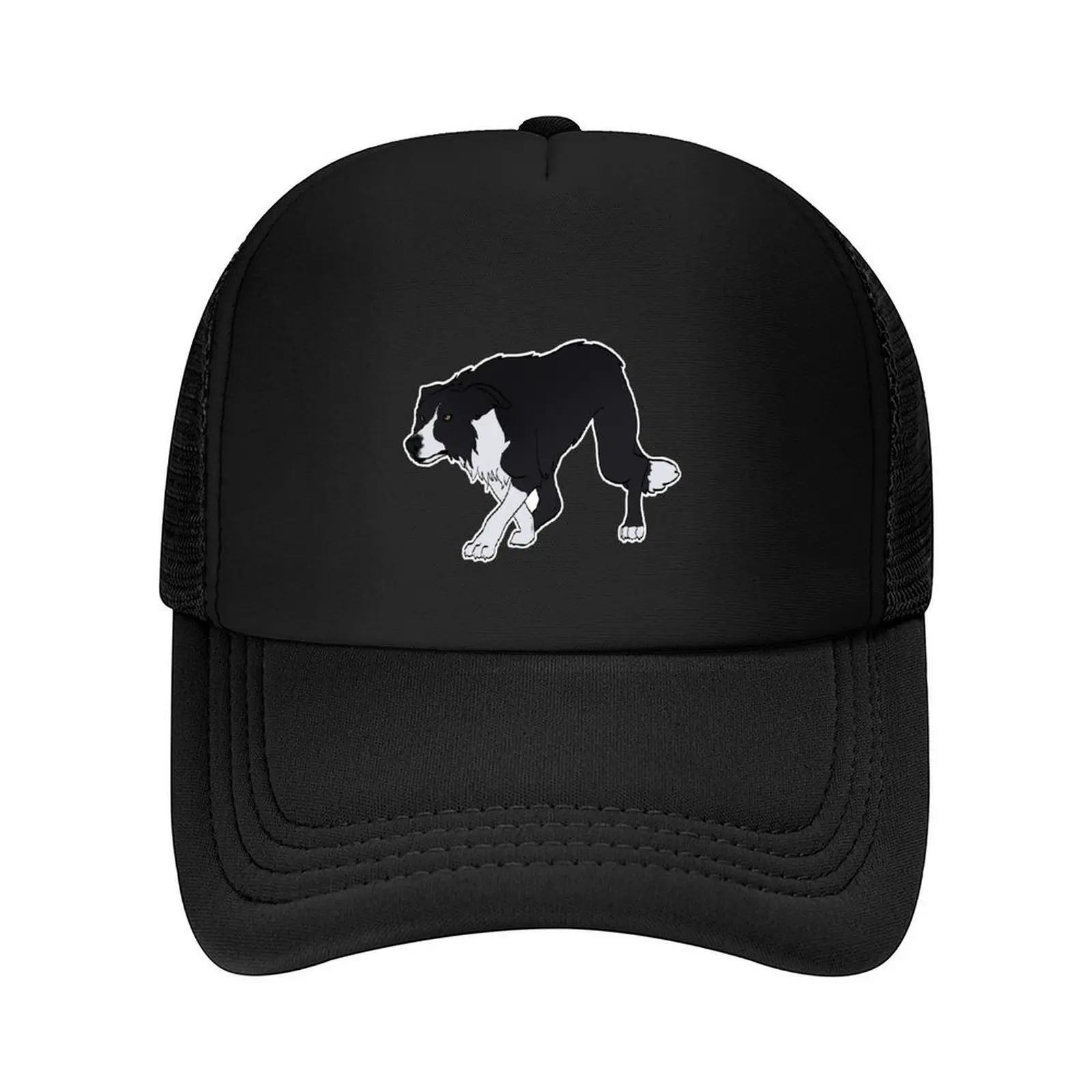 

Border Collie Baseball Cap Thermal Visor derby hat luxury caps Luxury Hat Female Men's