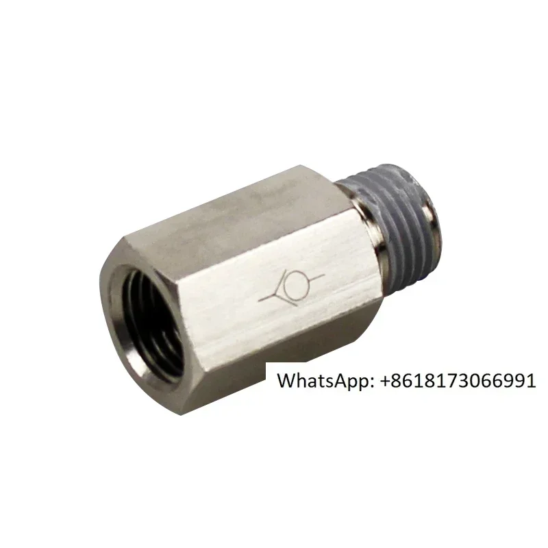Pneumatic inner and outer wire one-way valve thread air check valve CVPSF01 02 03 04 check  air valve 2 points    5PCS