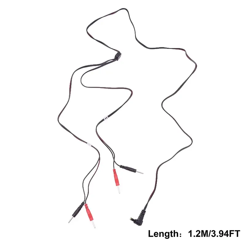2,35 мм Новый электротерапевтический электрод, свинцовые провода для электрошока, кабель для массажа, соединительный кабель для массажа и
