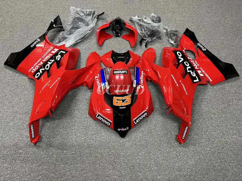 4Gifts New ABS Motorcycle Fairings Kit Fit For DUCATI Panigale s V4 V4s 2020 2021 2022 20 21 22 Bodywork Set Custom Number 63