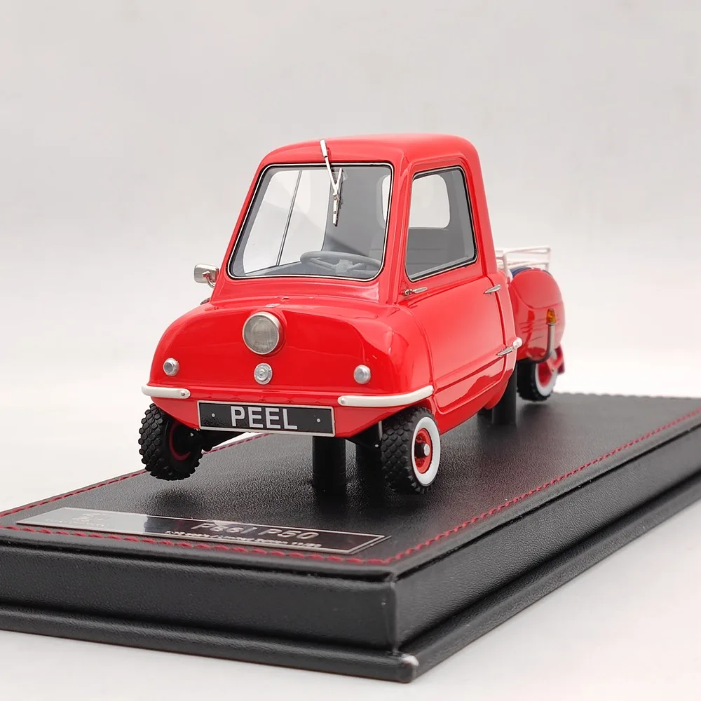 Super Unit Model 1/18 For PEEL P50 w/Pav Trailer 1964 Resin Car Limited Edition Collection Red