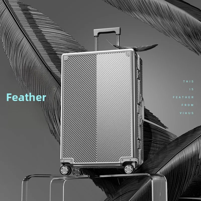 

The most personalized high-end aluminum-magnesium alloy luggage: wide handle, large capacity, universal wheels & aluminum frame.