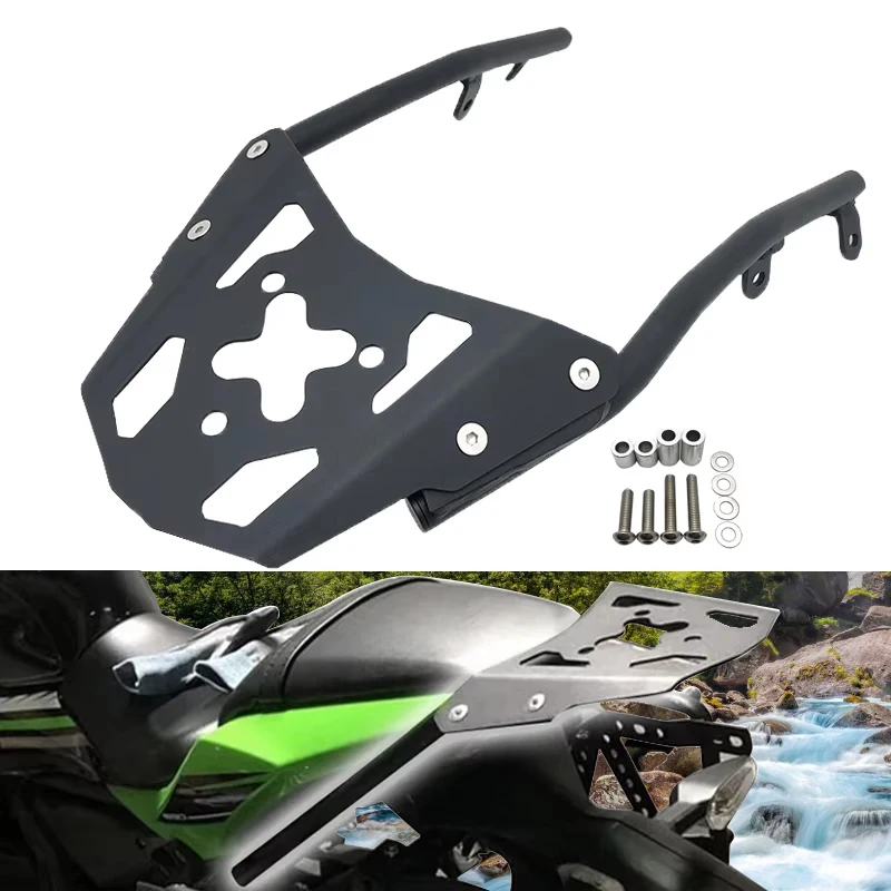 

Motorcycle Rear Luggage Shelf Tail Box Case Frame Shelves Bracket Accessories For Kawasaki For NINJA 650 EX650 Z650 2017-2023