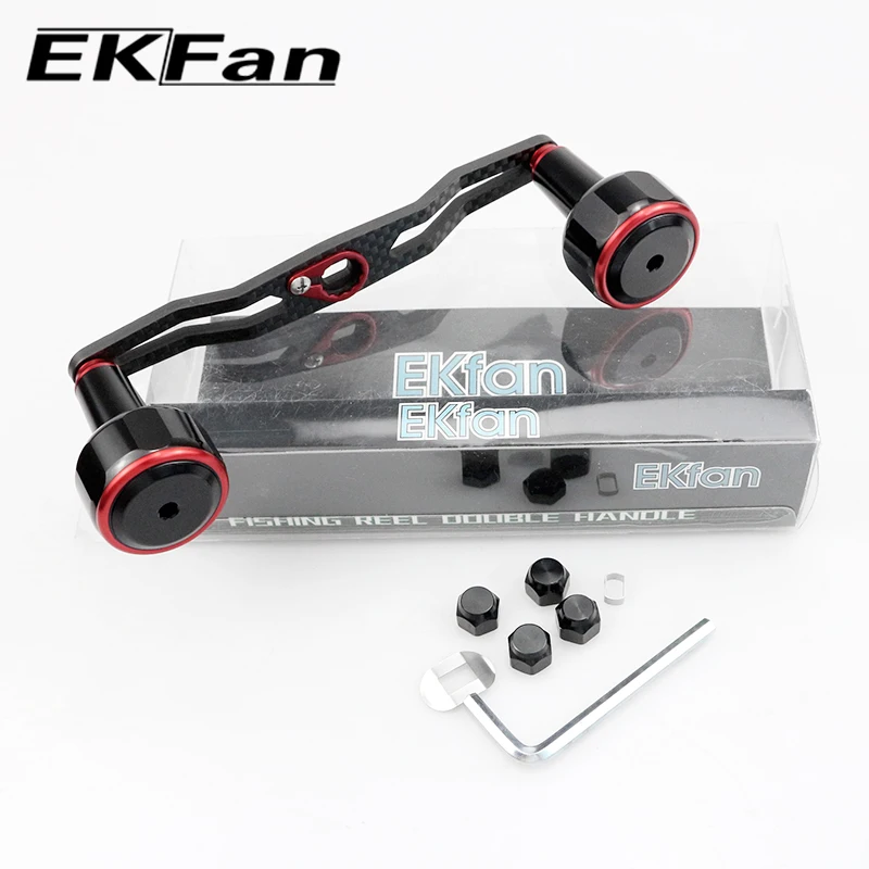 Mango de carbono EKFan ultraligero 140mm para caña de casting - imagen 4
