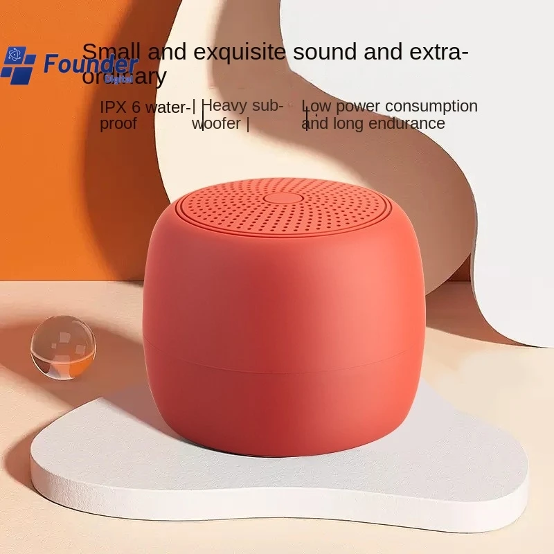 

3C Founder New Bluetooth Mini Speaker Portable Outdoor Waterproof Subwoofer Large Volume Speaker Small Speaker 2024 Dropshipping