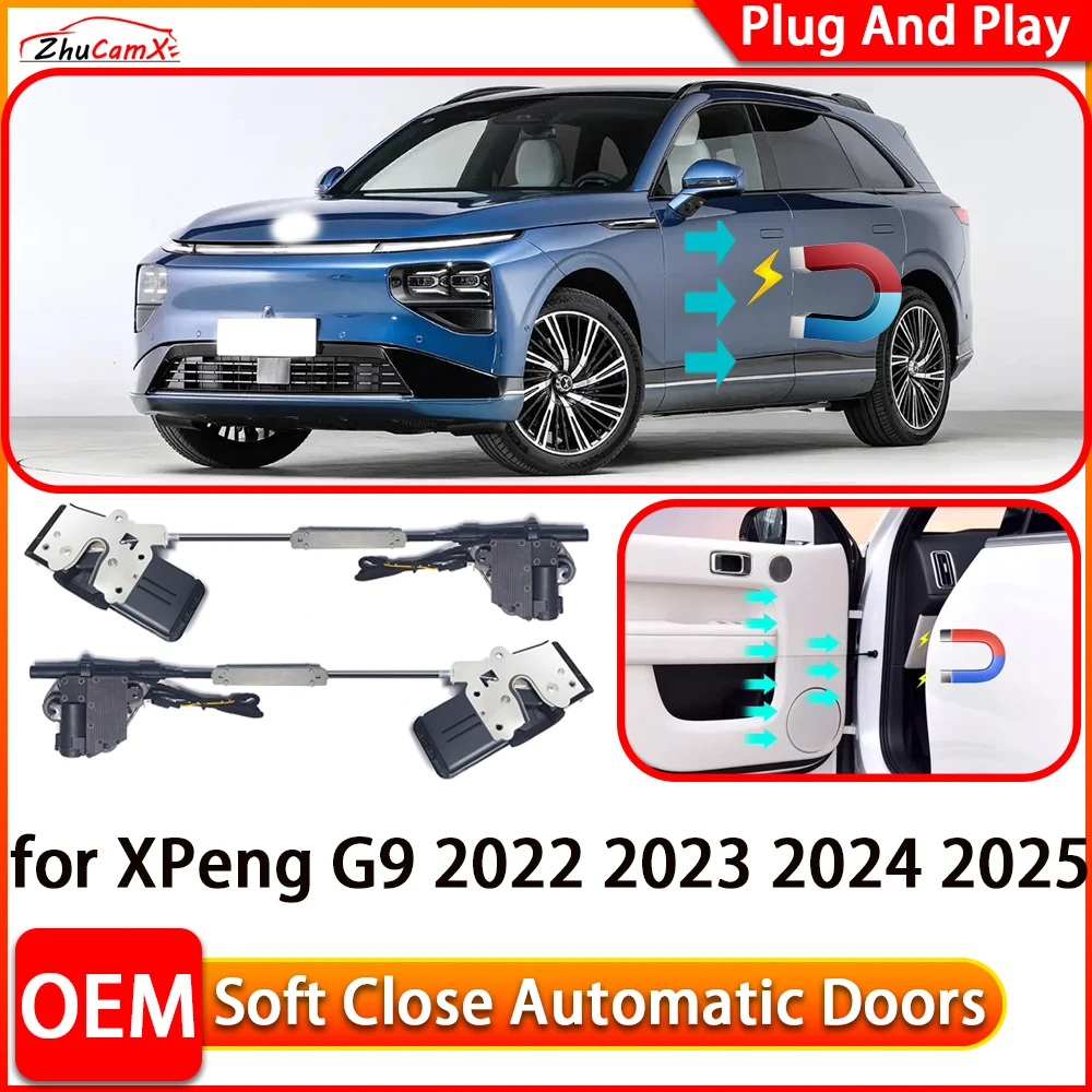 

ZhuCamX for XPeng G9 2022 2023 2024 2025 Car Automatic Electric Soft Close Door Closer Power Closing Door Comfort Closing System