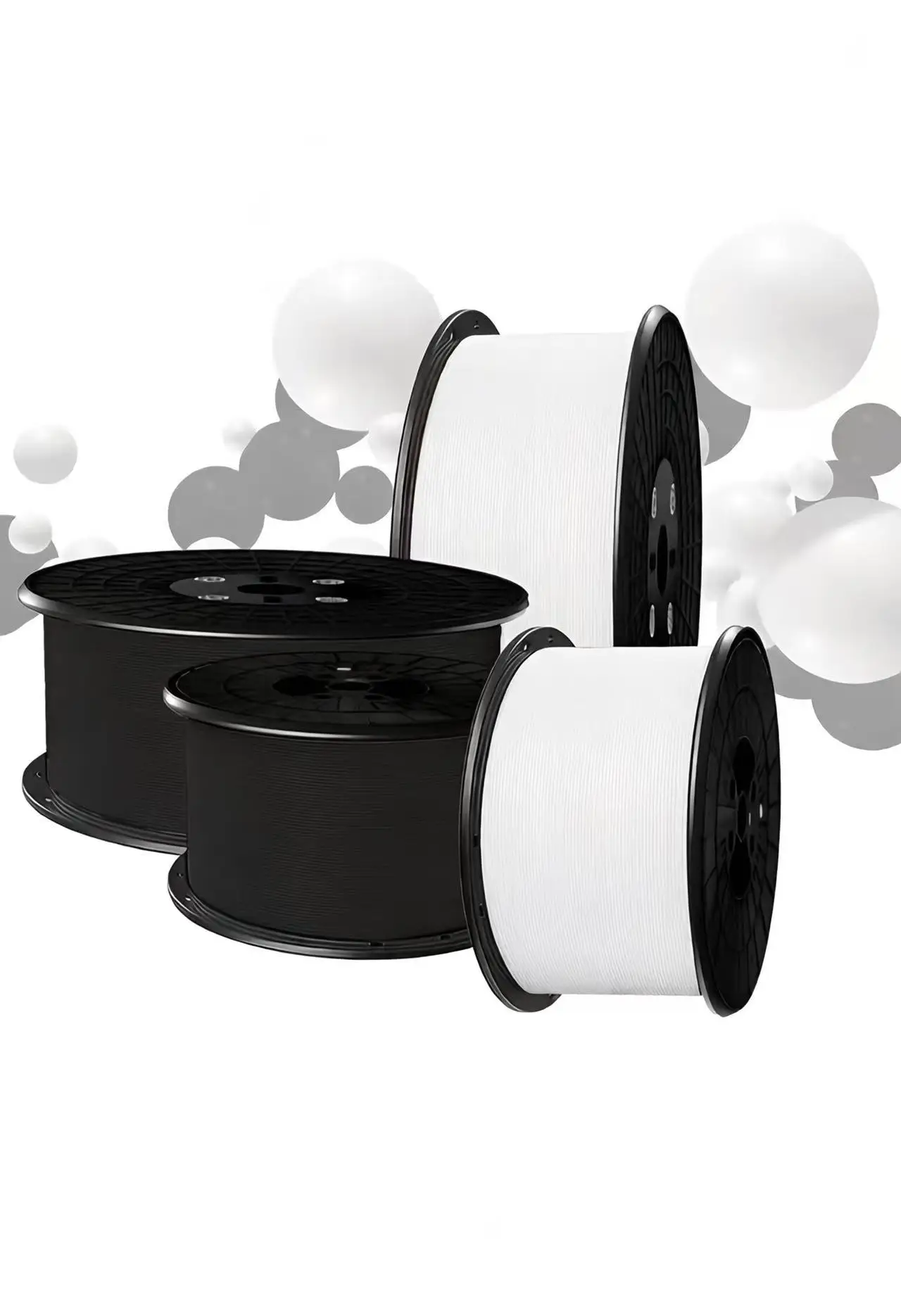 10kg PETG Filament 1.75mm High Precision PETG 10kg White 3D Printing Filament 240C Industrial Grade High Strength Warp Free