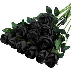 12pcs Realistic Artificial Rose Bouquet for Weddings, Birthdays, and More for Floral Arrangements and Home Decor